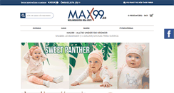 Desktop Screenshot of max99.se